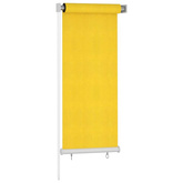 vidaXL Roleta zewnętrzna, 60x140 cm, żółta, HDPE