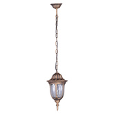 Lampa ogrodowa wisząca K-5007H/N CZARNY/ZŁOTY z serii VASCO
