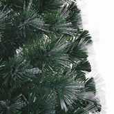 Sztuczna choinka z 250 diodami LED Zielony 210 cm PVC