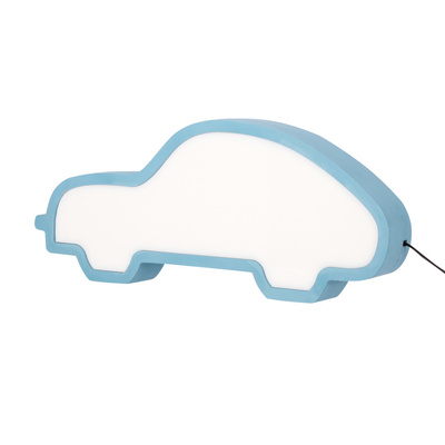 car lampa stołowa dla dziecka led iq kids niebieski
