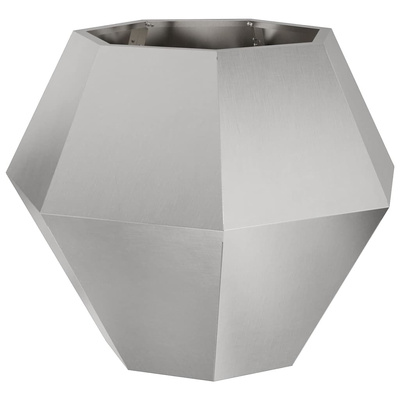 Donica Srebrny 75 x 75 x 60 cm Stal nierdzewna