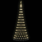 Choinka świąteczna LED z podstawą Ciepła biel 250 cm Metal