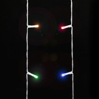 Lampki choinkowe, 320 LED, kolorowe, 375 cm