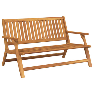 Ławka Relaksacyjna do Ogrodu brązowy 122 x 78 x 73 cm