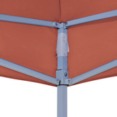 Dach do namiotu imprezowego, 4,5 x 3 m, terakota, 270 g/m?