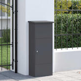 Skrzynka na przesyłki Antracyt 44,5 x 29 x 110,5 cm Stal