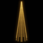vidaXL Choinka do montażu na maszcie, 310 ciepłych białych LED, 300 cm