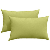 Poduszki na sofę 2 pcs Jasnozielony 50 x 30 cm tkanina