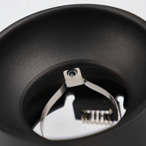 Oprawa sufitowa wpuszczana ZAMA Black S IP20, okrągła czarna EDO777455 EDO Solutions