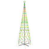 vidaXL Choinka stożkowa, 3000 kolorowych diod LED, 230x800 cm