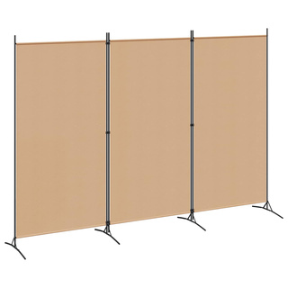 3-panelowy parawan Beżowy 260 x 180 cm tkanina