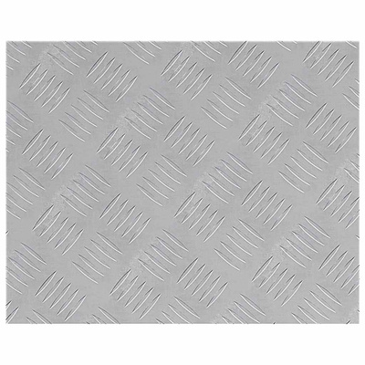 Stopień Prostokątny 2 pcs Srebrny 50 x 40 cm Aluminium