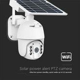 1080P Kamera zewnętrzna WiFi SMART z panelem solarnym / Sensor / IP65 / biała