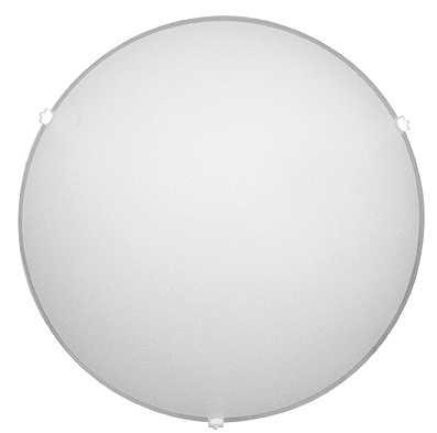 Plafon LED Bianca okrągły do korytarza 30 cm biały metal szkło