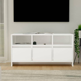 Szafka pod TV, biała, 102x37,5x52,5 cm, materiał drewnopochodny vidaXL