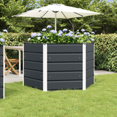 Donica Antracyt 129 x 129 x 75 cm Stal