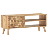 vidaXL Szafka pod TV, 100 x 35 x 40 cm, lite drewno akacjowe