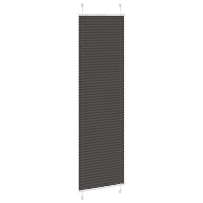 Roleta plisowana czarna 55x200 cm Szerokość tkaniny 54,4cm