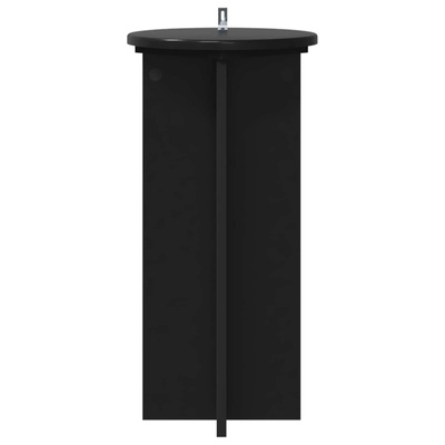Stojak na rośliny 2 pcs Czarny 29,5 x 29,5 x 60 cm