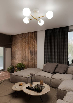 Lampa sufitowa MAGNUM 4 WH OPAL