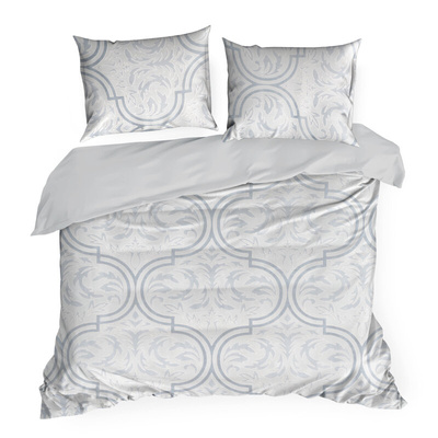 Pościel Flano srebrna 220x200 model standard