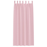 Firany blackout z kółkami 2 pcs Dziecięcy róż 260 x 140 cm