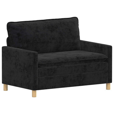 Sofa Czarny 126 x 81 x 87,5 cm Poliester