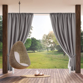 Zasłona Garden stalowa 155x200