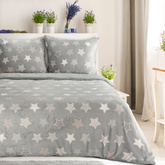 Pościel Flano srebrna 160x200