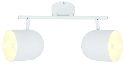 Lampa listwa ścienna/sufitowa biała 2xE27 Azuro 92-63250