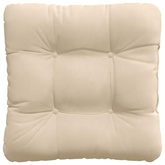 Poduszki na siedziska 4 pcs Kremowy 45 x 45 cm