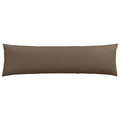 Poduszki na sofę 2 pcs Brązowy 145 x 40 cm tkanina