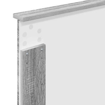 Ramka łóżka Szary Sonoma 90 x 190 cm Lite drewno sosnowe