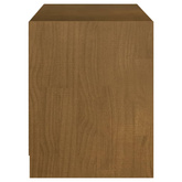 vidaXL Szafka pod TV, miodowy brąz, 104x33x41 cm, drewno sosnowe