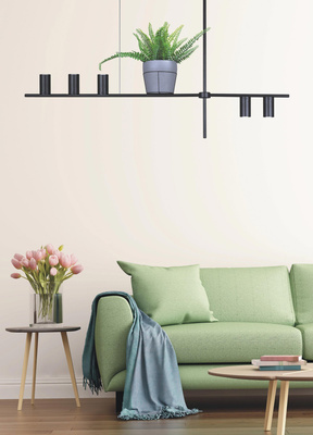 Lampa wisząca K-4756 z kwietnikiem z serii ROCCO KAJA