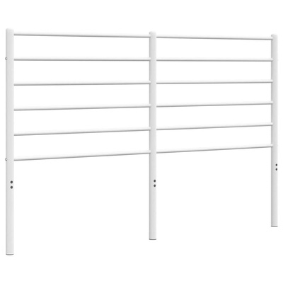 Metalowe wymienne wezgłowie, białe, 135 cm