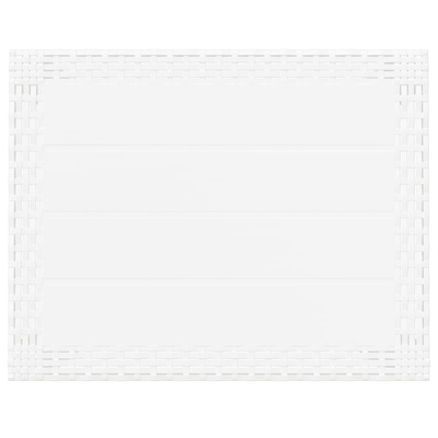 Stolik ogrodowy, biały, 59x47x40 cm, PP