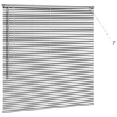 Żaluzje weneckie Srebrny 130 x 130 cm Aluminium