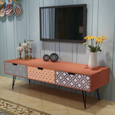 vidaXL Szafka pod TV z 3 szufladami, 120x40x36 cm, brązowa