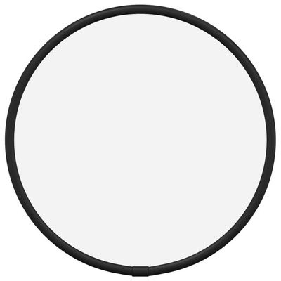 vidaXL Lustro ścienne, czarne, Ø 20 cm, okrągłe