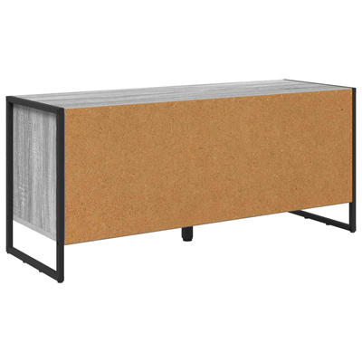 Szafka na buty z przechowywaniem Szary Sonoma 100 x 35 x 44 cm