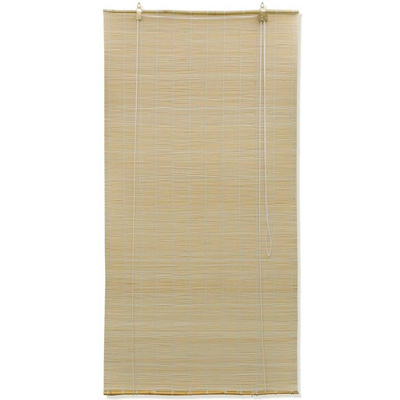 vidaXL Roleta bambusowa, 80 x 220 cm, naturalna