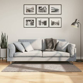vidaXL Dywan z długim włosiem PAMPLONA, beżowy, 80x150 cm