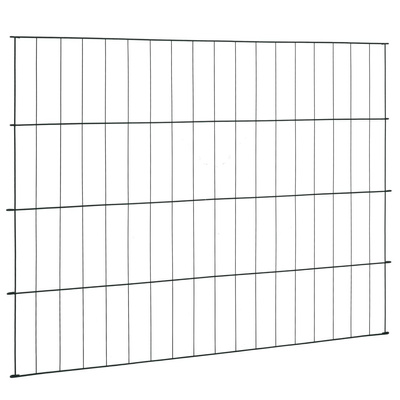 Płotek ogrodowy, 115 x 79 cm, zielony