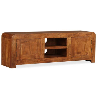 vidaXL Szafka pod TV, drewno w kolorze miodowego brązu, 120x30x40 cm