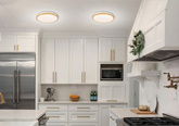 Plafon LED 18W biały + drewniany 4000K Gandava 13-75109