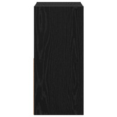 Stolik nocny Czarny Dąb 30,5 x 27 x 59,5 cm Drewno inżynieryjne