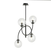 Żyrandol ARCHI 4B BL TRANSPARENT