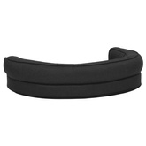 vidaXL Legowisko dla psa, 75x53 cm, wygląd lnu, czarne