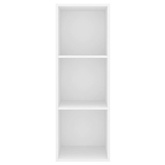 vidaXL Wisząca szafka pod TV, biała, 37x37x107 cm